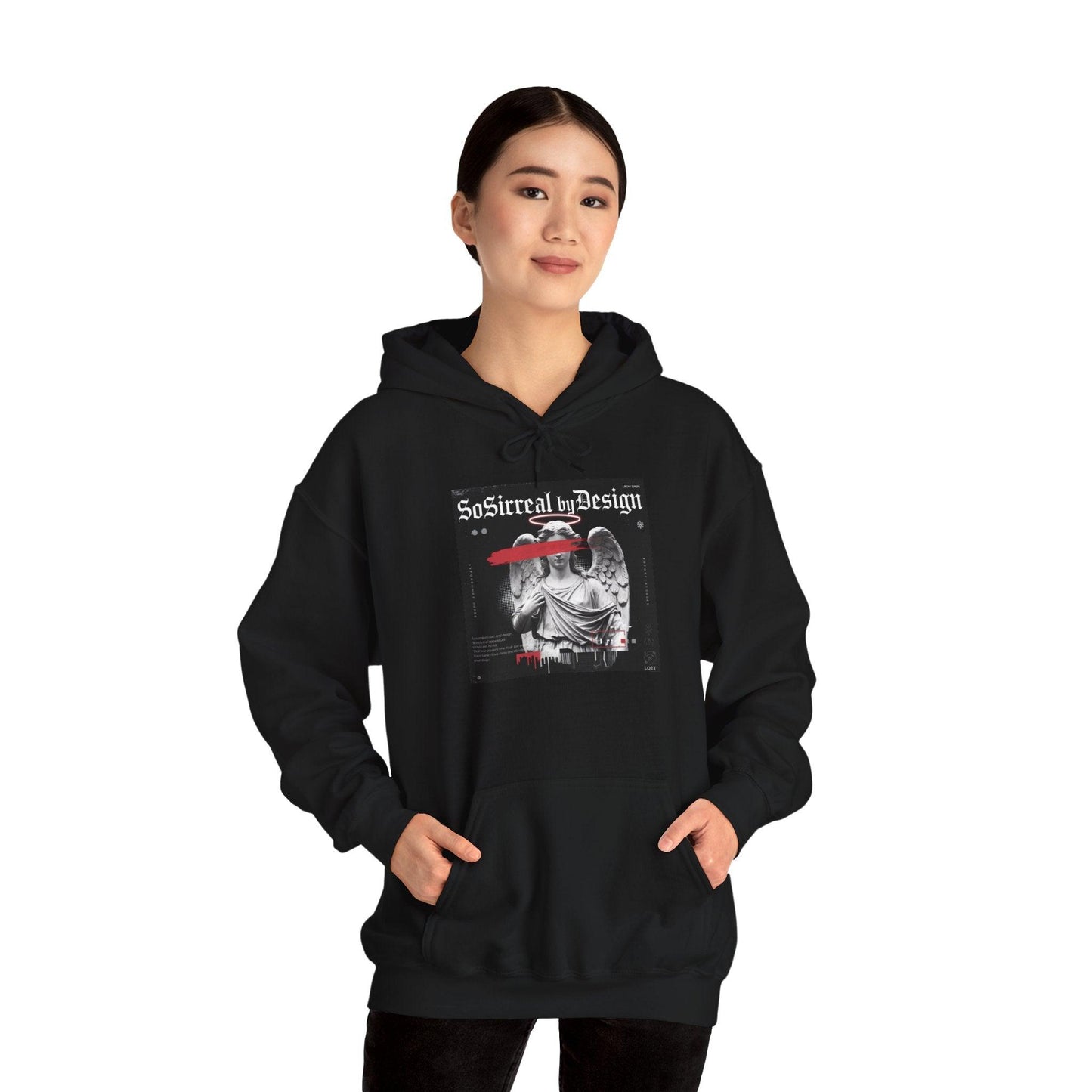 Sosirreal By Design Angelic Hoodie - Sosirreal Angelic Streetwear - SosirrealByDesign