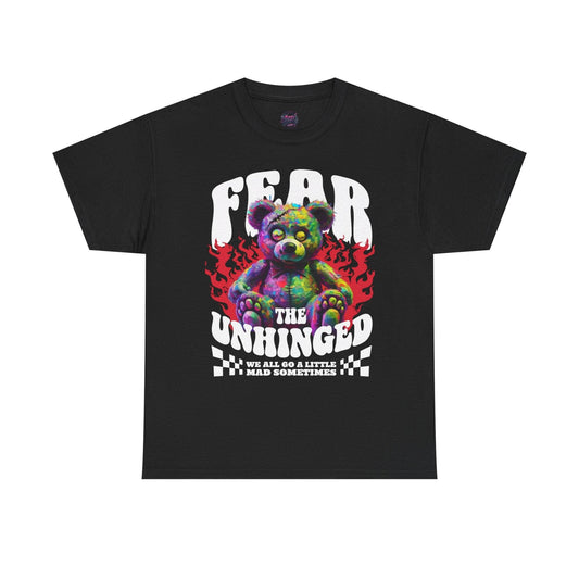 Fear the Unhinged Graphic Tee - Edgy Style Lovers - SosirrealByDesign