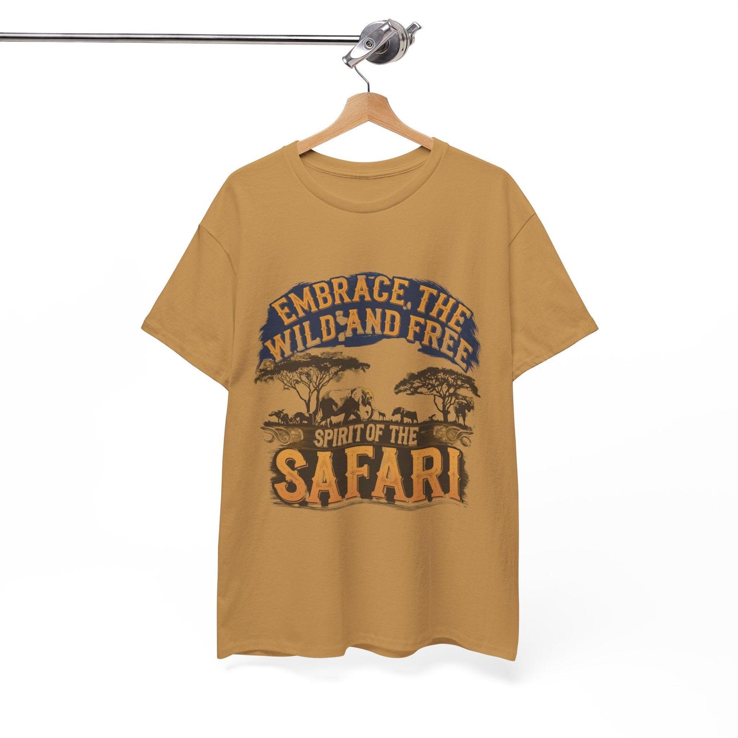 Safari Spirit - Embrace the Wild and Free T-shirt - SosirrealByDesign