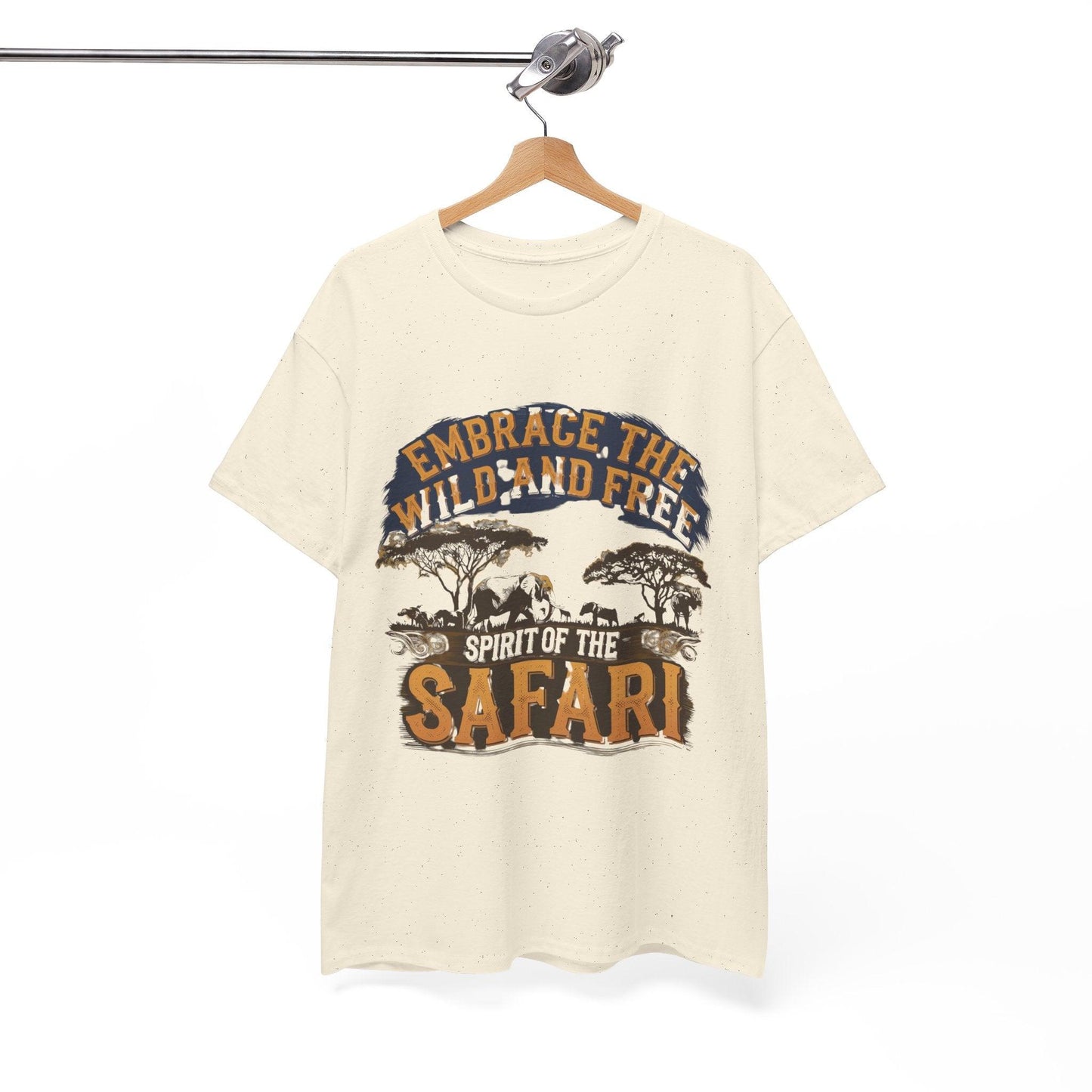 Safari Spirit - Embrace the Wild and Free T-shirt - SosirrealByDesign