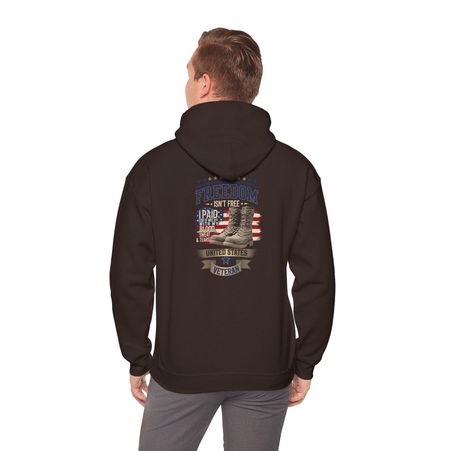Freedom Isn't Free Veteran Tribute Hoodie - Honoring Heroes - SosirrealByDesign