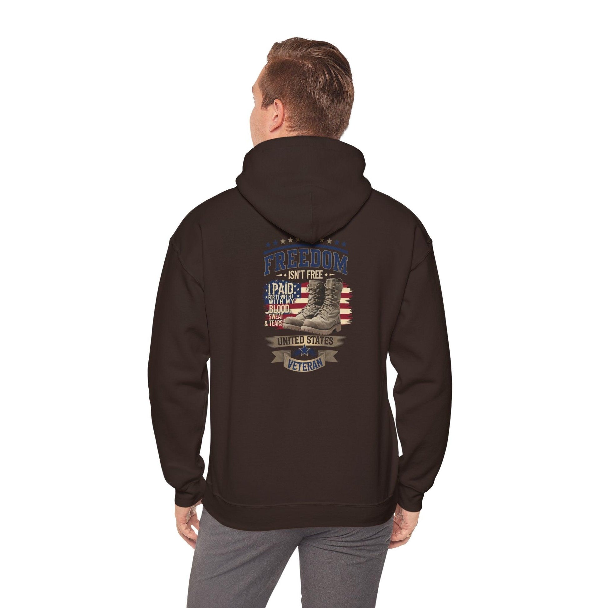 Freedom Isn't Free Veteran Tribute Hoodie - Honoring Heroes - SosirrealByDesign