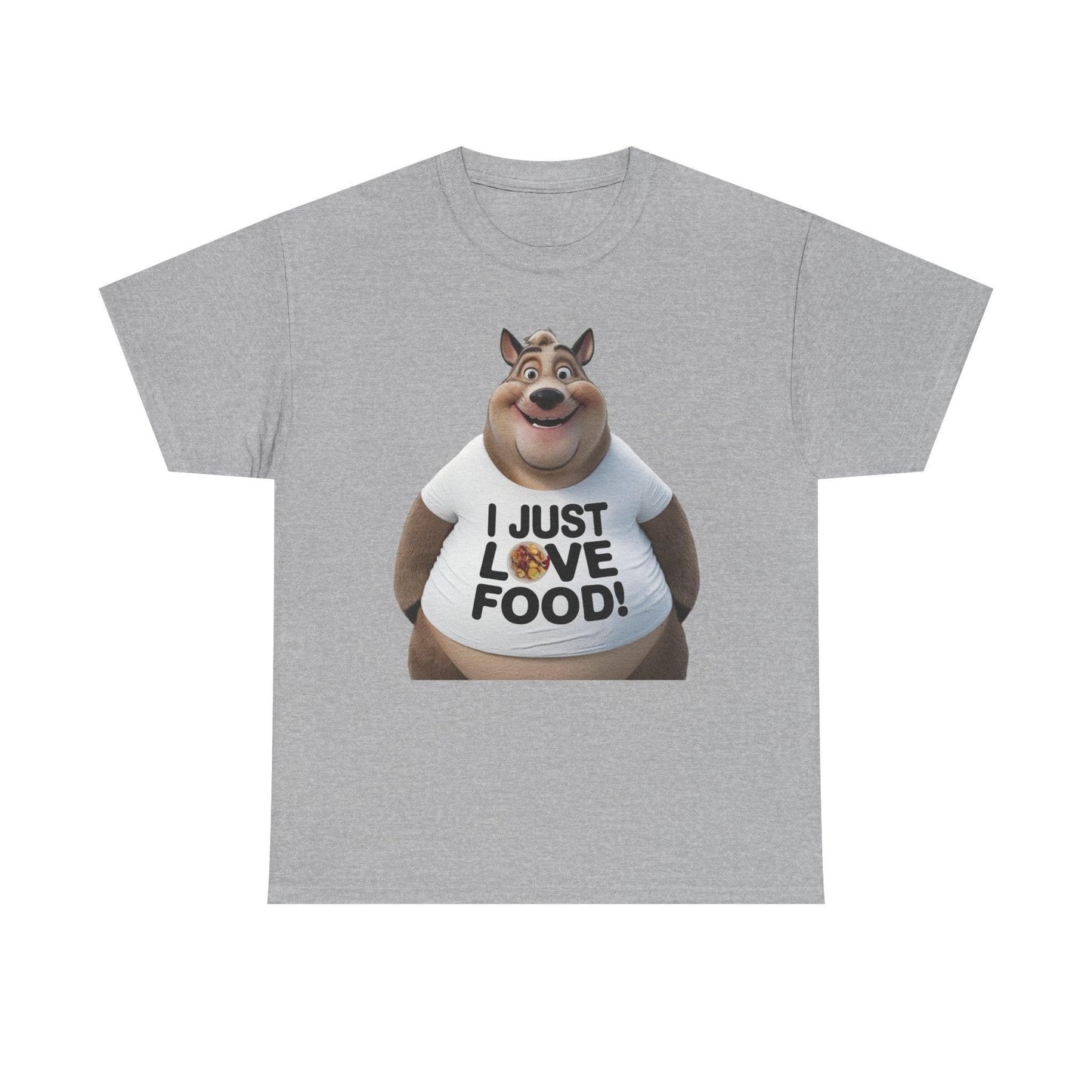 Funny Food Lover Apparel - I Just Love Food! - SosirrealByDesign
