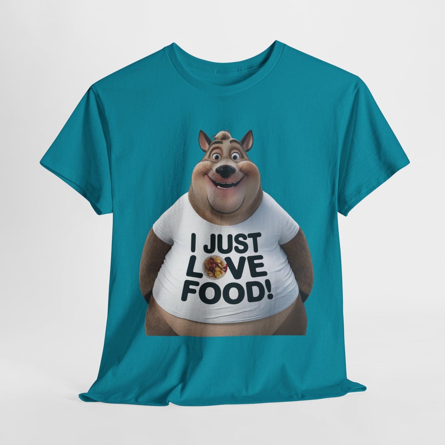Funny Food Lover Apparel - I Just Love Food! - SosirrealByDesign