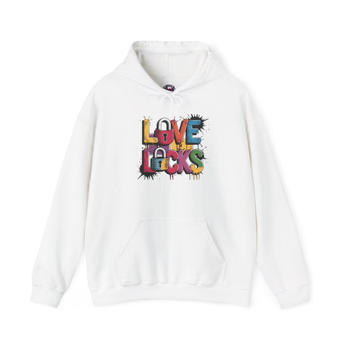 Love Locks Street Hoodie - Embrace Love Locks Street Art - SosirrealByDesign