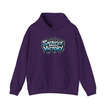 Sacrifice Breeds Victory Hoodie - Motivational Style for Success - SosirrealByDesign