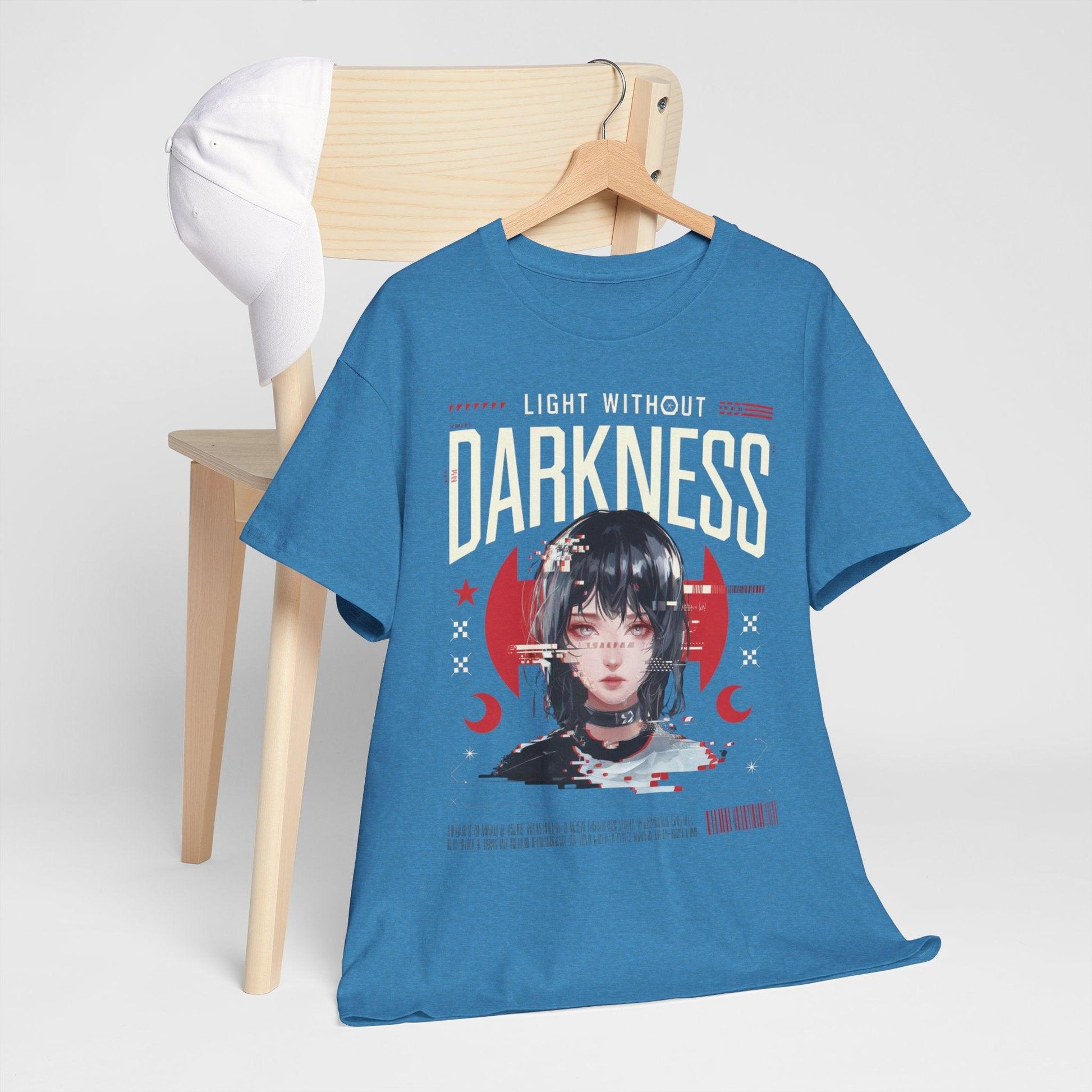 Light Retro Graphic T-shirt - Light Without Darkness Design - SosirrealByDesign