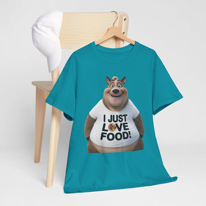Funny Food Lover Apparel - I Just Love Food! - SosirrealByDesign