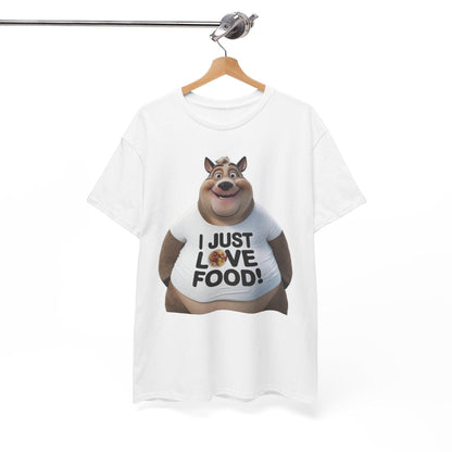 Funny Food Lover Apparel - I Just Love Food! - SosirrealByDesign