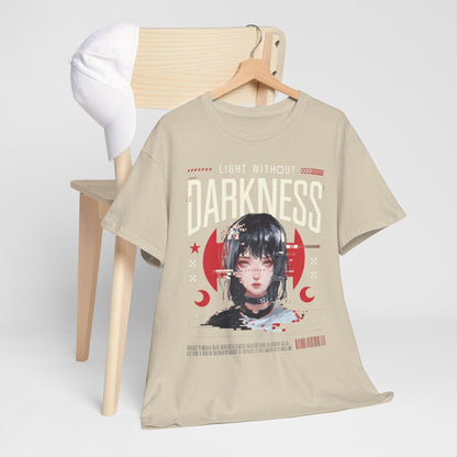 Light Retro Graphic T-shirt - Light Without Darkness Design - SosirrealByDesign