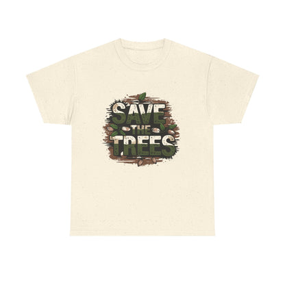 Eco-Friendly Tree Conservation Graphic Tee - SosirrealByDesign