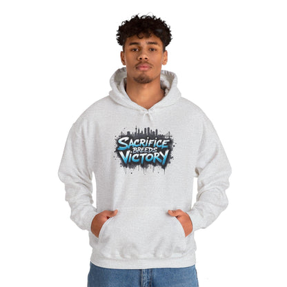 Sacrifice Breeds Victory Hoodie - Motivational Style for Success - SosirrealByDesign