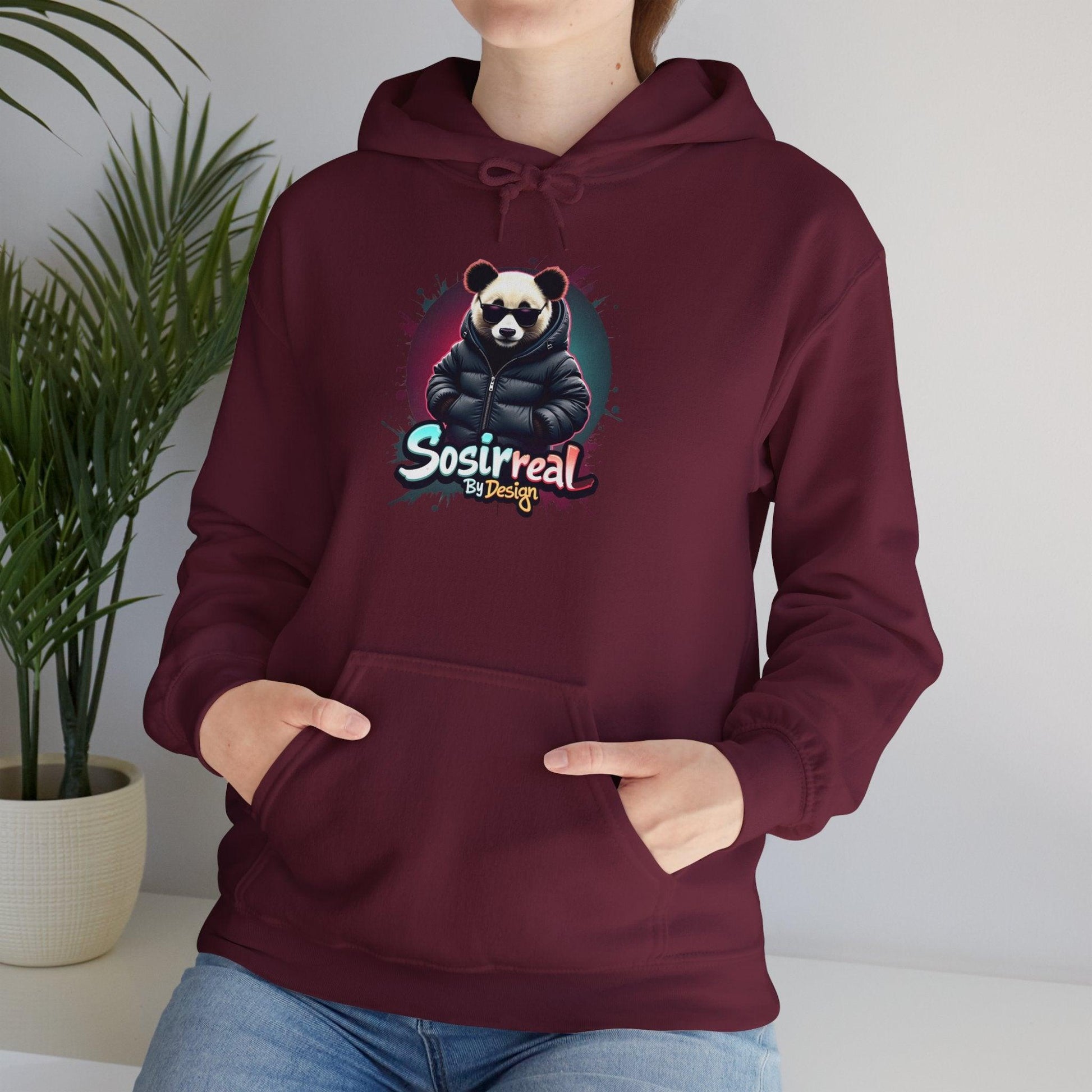 Sosireal Panda Hoodie - Perfect for Cozy Days - SosirrealByDesign