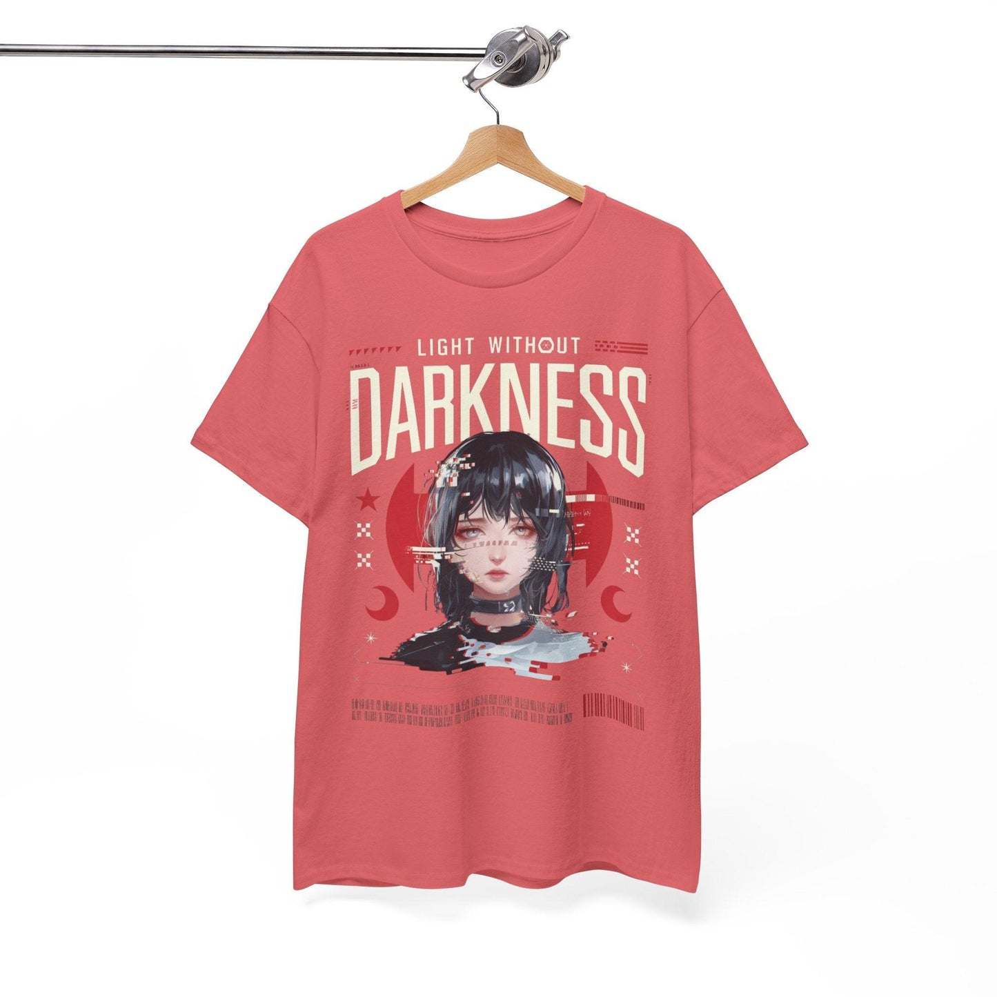 Light Retro Graphic T-shirt - Light Without Darkness Design - SosirrealByDesign