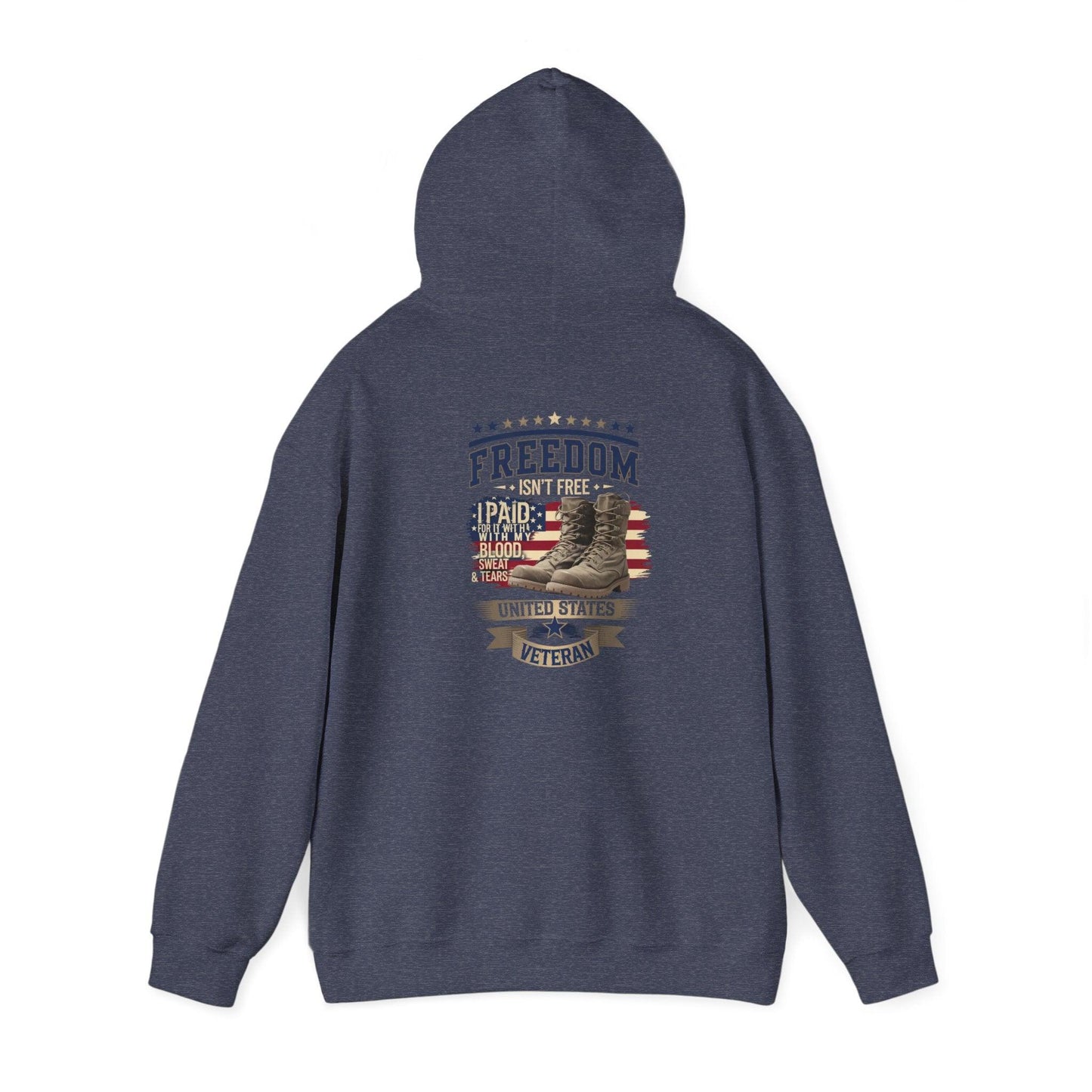 Freedom Isn't Free Veteran Tribute Hoodie - Honoring Heroes - SosirrealByDesign