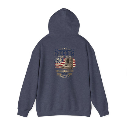 Freedom Isn't Free Veteran Tribute Hoodie - Honoring Heroes - SosirrealByDesign
