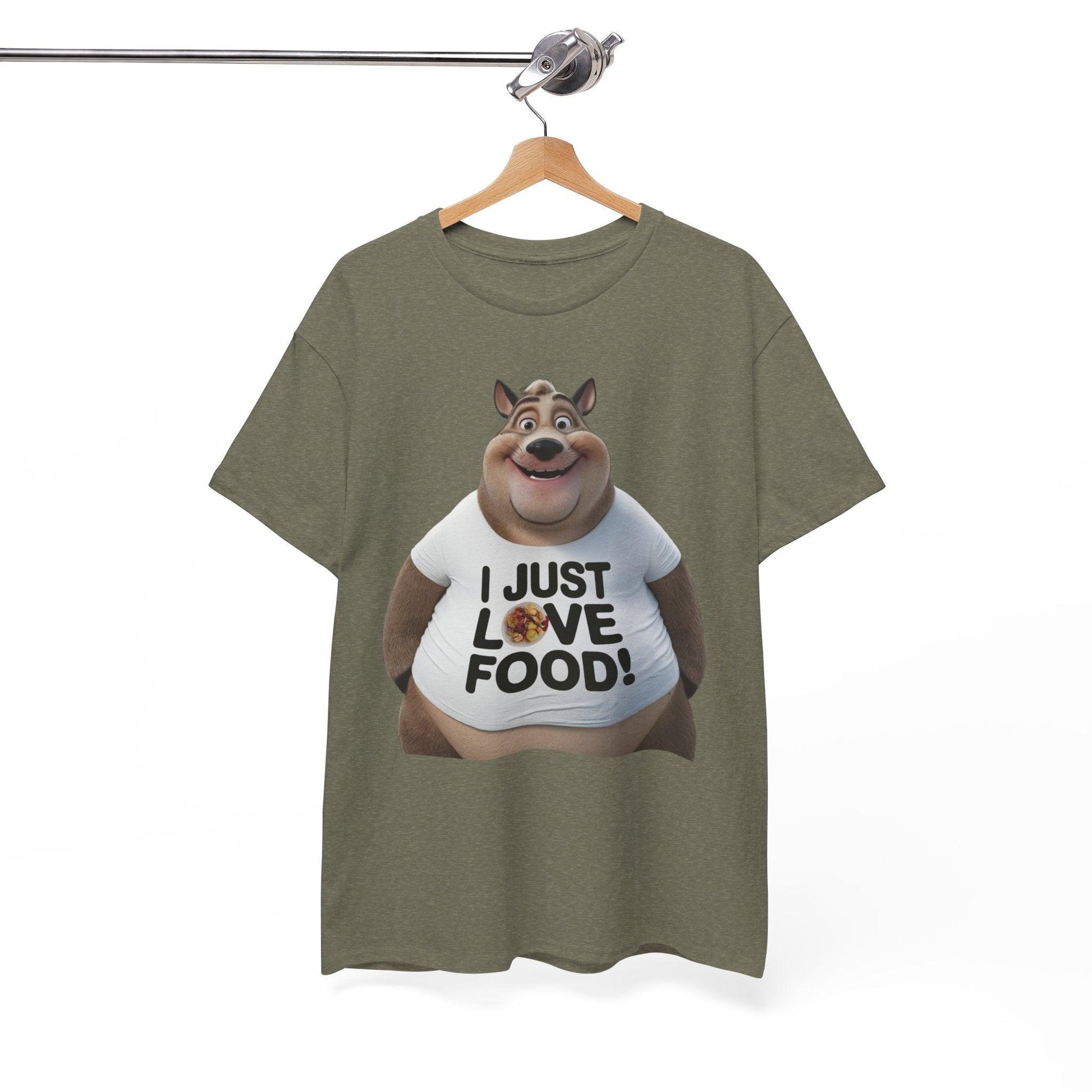 Funny Food Lover Apparel - I Just Love Food! - SosirrealByDesign