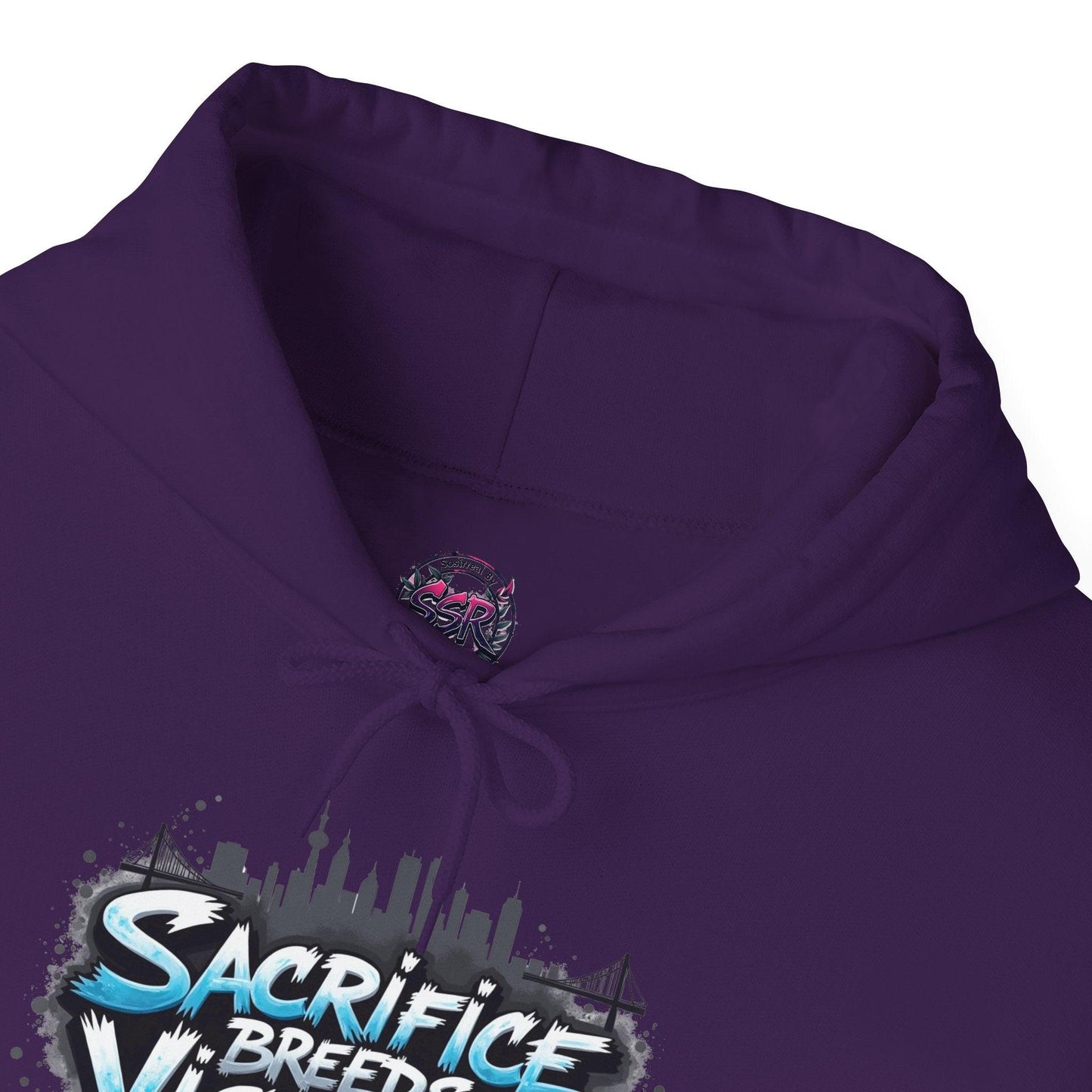 Sacrifice Breeds Victory Hoodie - Motivational Style for Success - SosirrealByDesign