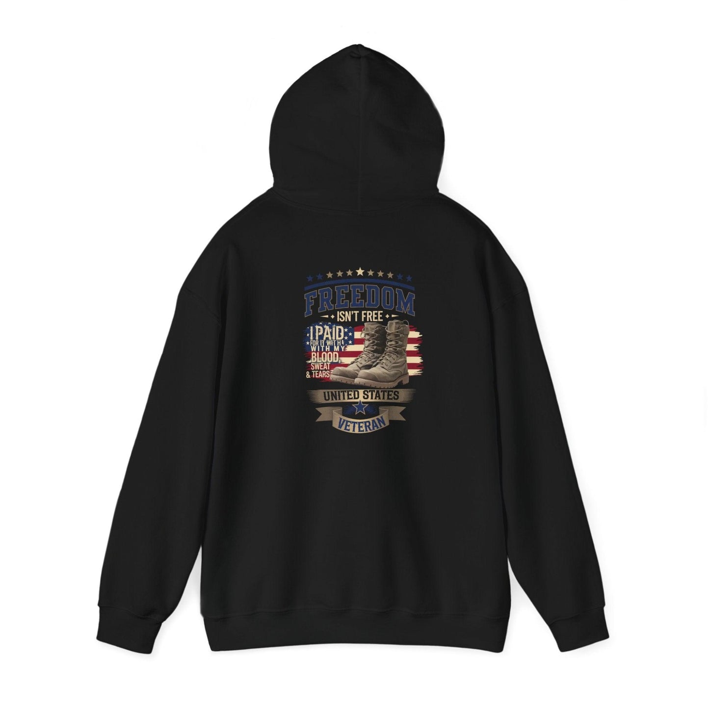 Freedom Isn't Free Veteran Tribute Hoodie - Honoring Heroes - SosirrealByDesign