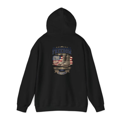 Freedom Isn't Free Veteran Tribute Hoodie - Honoring Heroes - SosirrealByDesign