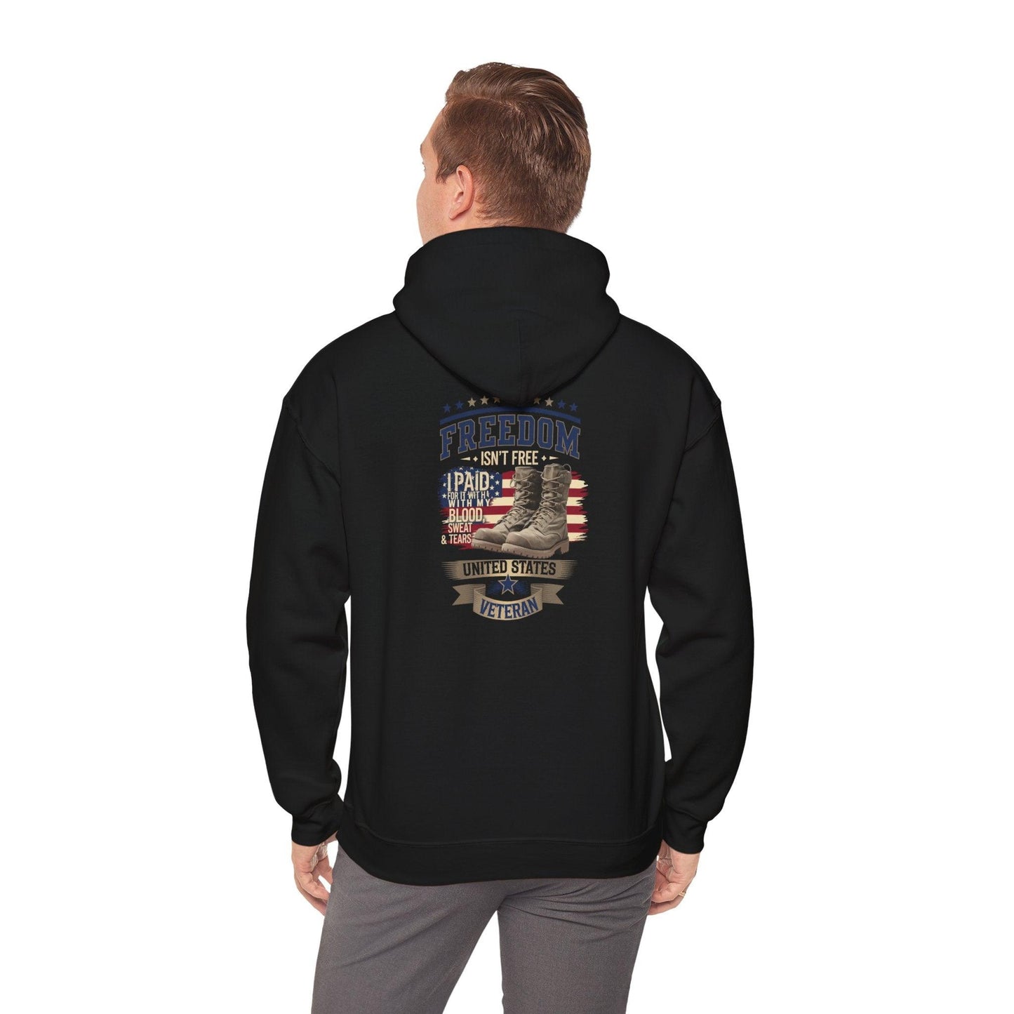 Freedom Isn't Free Veteran Tribute Hoodie - Honoring Heroes - SosirrealByDesign