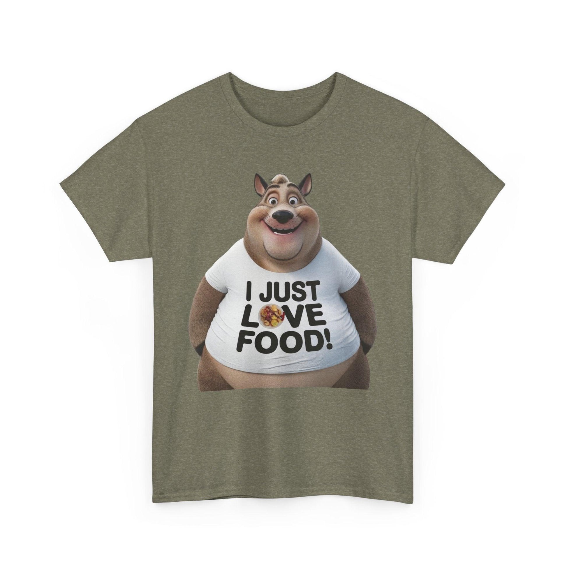 Funny Food Lover Apparel - I Just Love Food! - SosirrealByDesign