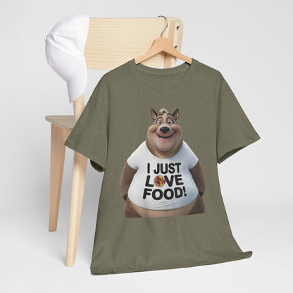 Funny Food Lover Apparel - I Just Love Food! - SosirrealByDesign