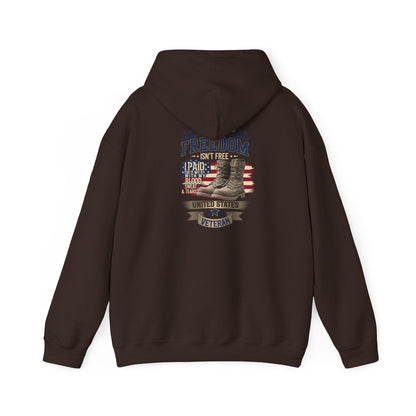 Freedom Isn't Free Veteran Tribute Hoodie - Honoring Heroes - SosirrealByDesign