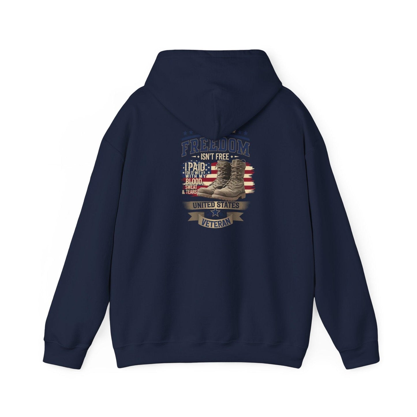 Freedom Isn't Free Veteran Tribute Hoodie - Honoring Heroes - SosirrealByDesign