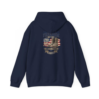 Freedom Isn't Free Veteran Tribute Hoodie - Honoring Heroes - SosirrealByDesign