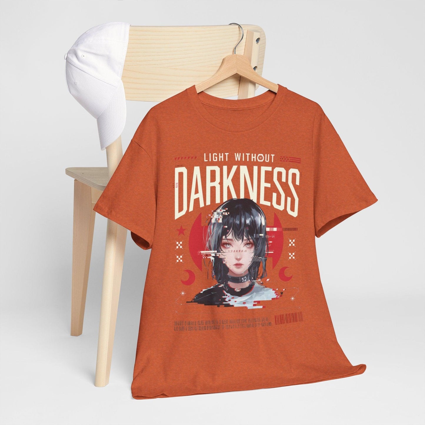 Light Retro Graphic T-shirt - Light Without Darkness Design - SosirrealByDesign