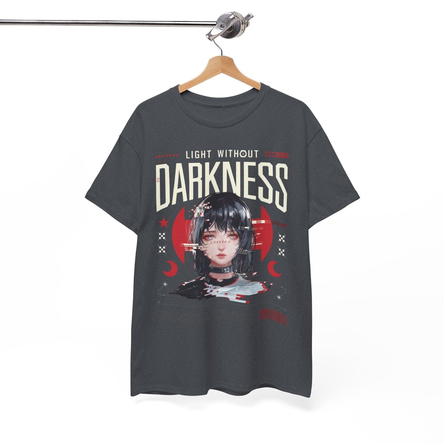 Light Retro Graphic T-shirt - Light Without Darkness Design - SosirrealByDesign