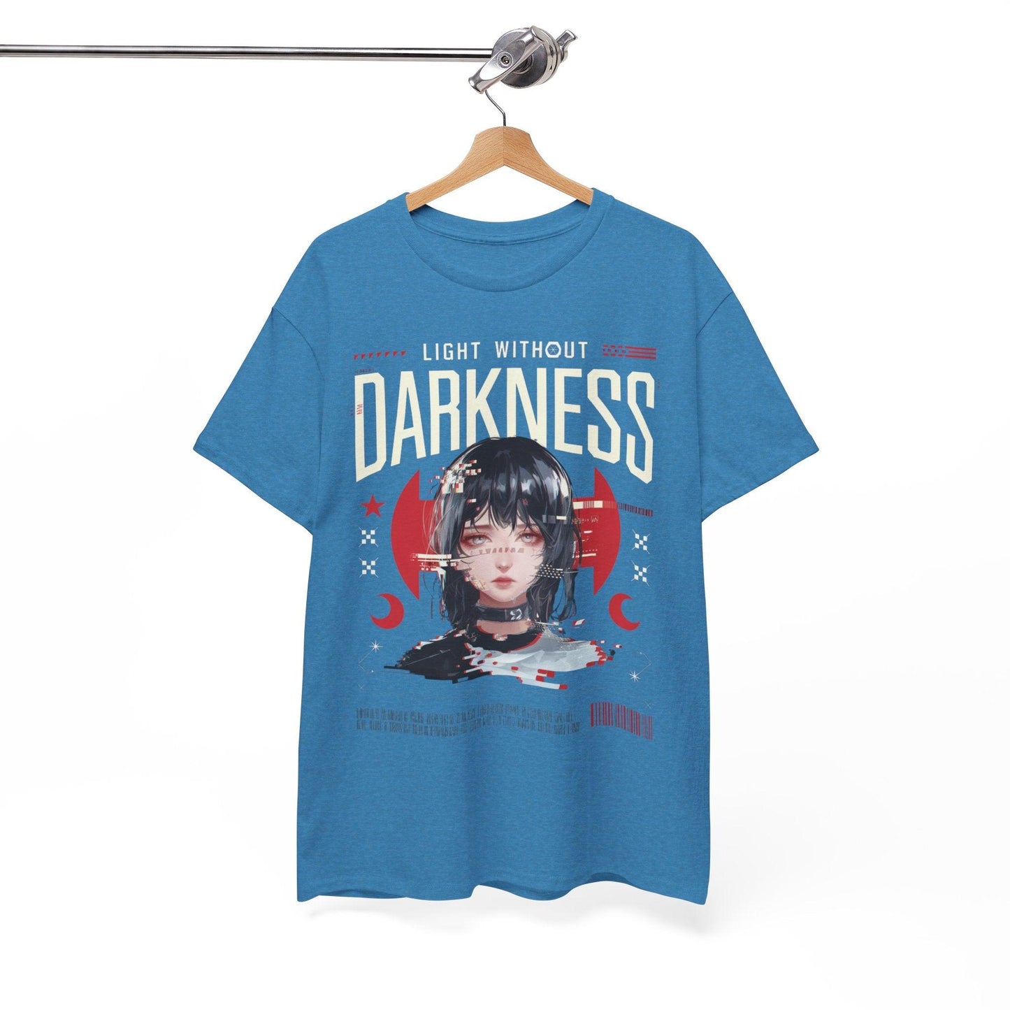 Light Retro Graphic T-shirt - Light Without Darkness Design - SosirrealByDesign