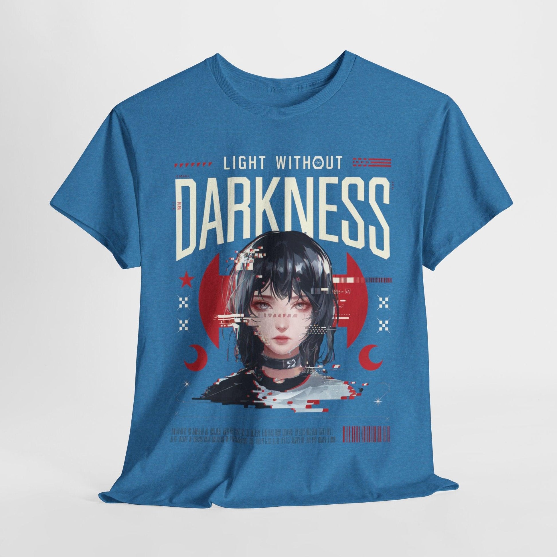 Light Retro Graphic T-shirt - Light Without Darkness Design - SosirrealByDesign