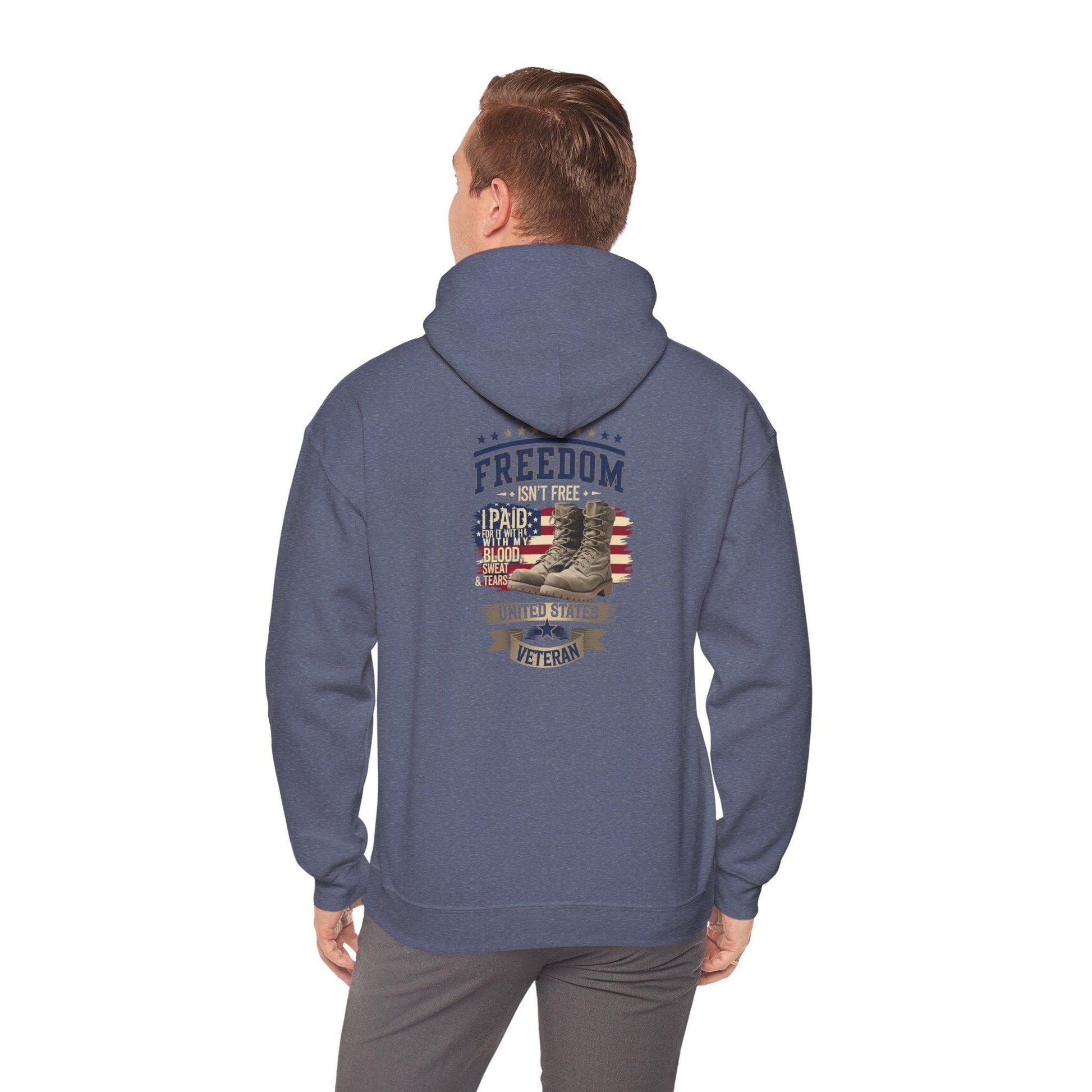 Freedom Isn't Free Veteran Tribute Hoodie - Honoring Heroes - SosirrealByDesign