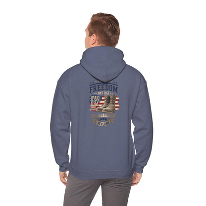 Freedom Isn't Free Veteran Tribute Hoodie - Honoring Heroes - SosirrealByDesign