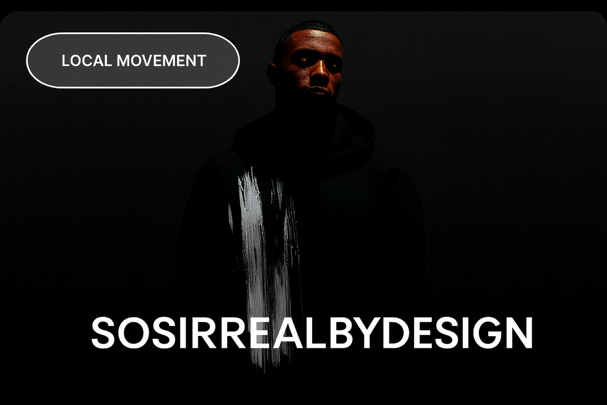 "Bold graphic tees and statement hats from SosirrealByDesign streetwear collections"