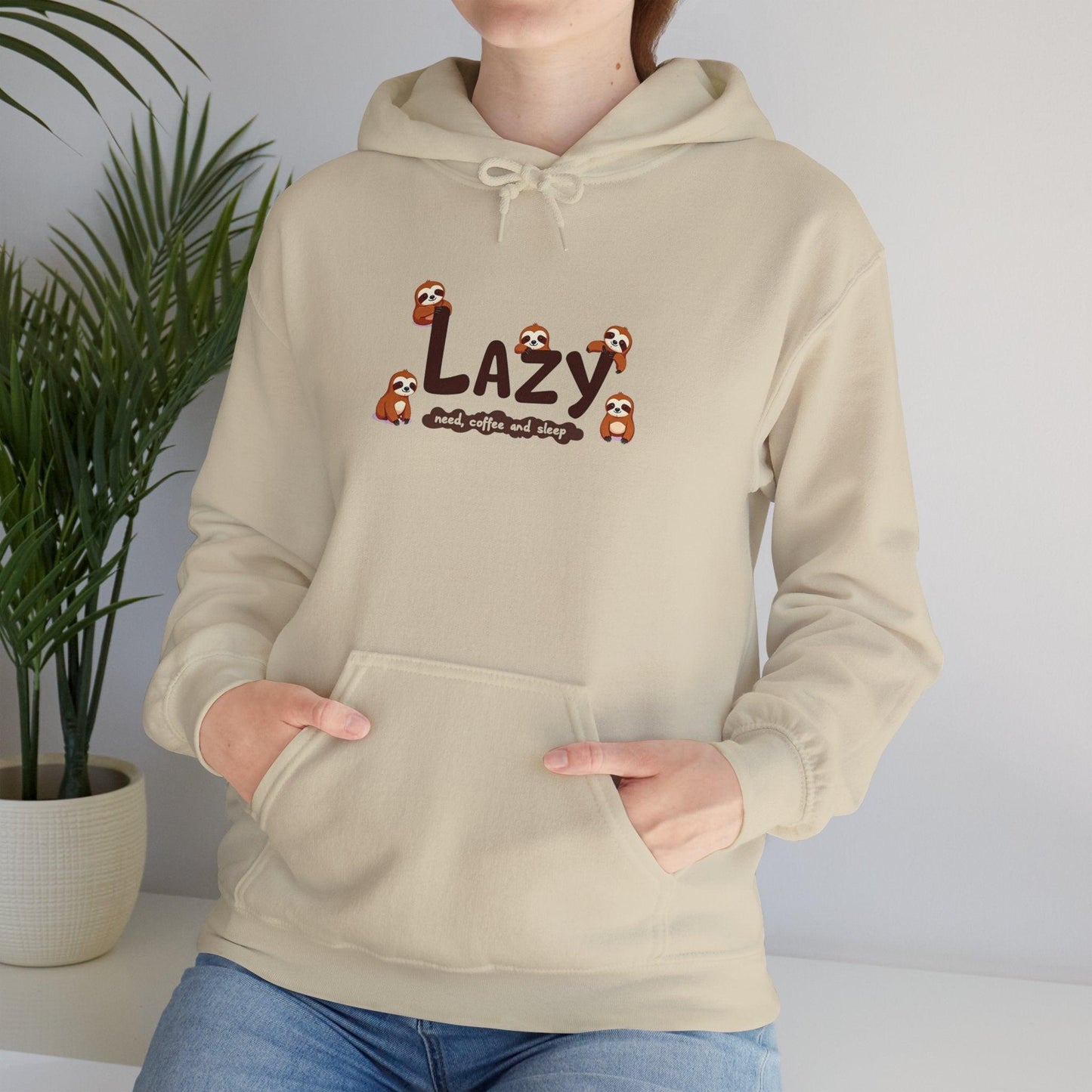 Lazy Sloth Relaxation Wear - Cozy Relaxation Hoodie - SosirrealByDesign