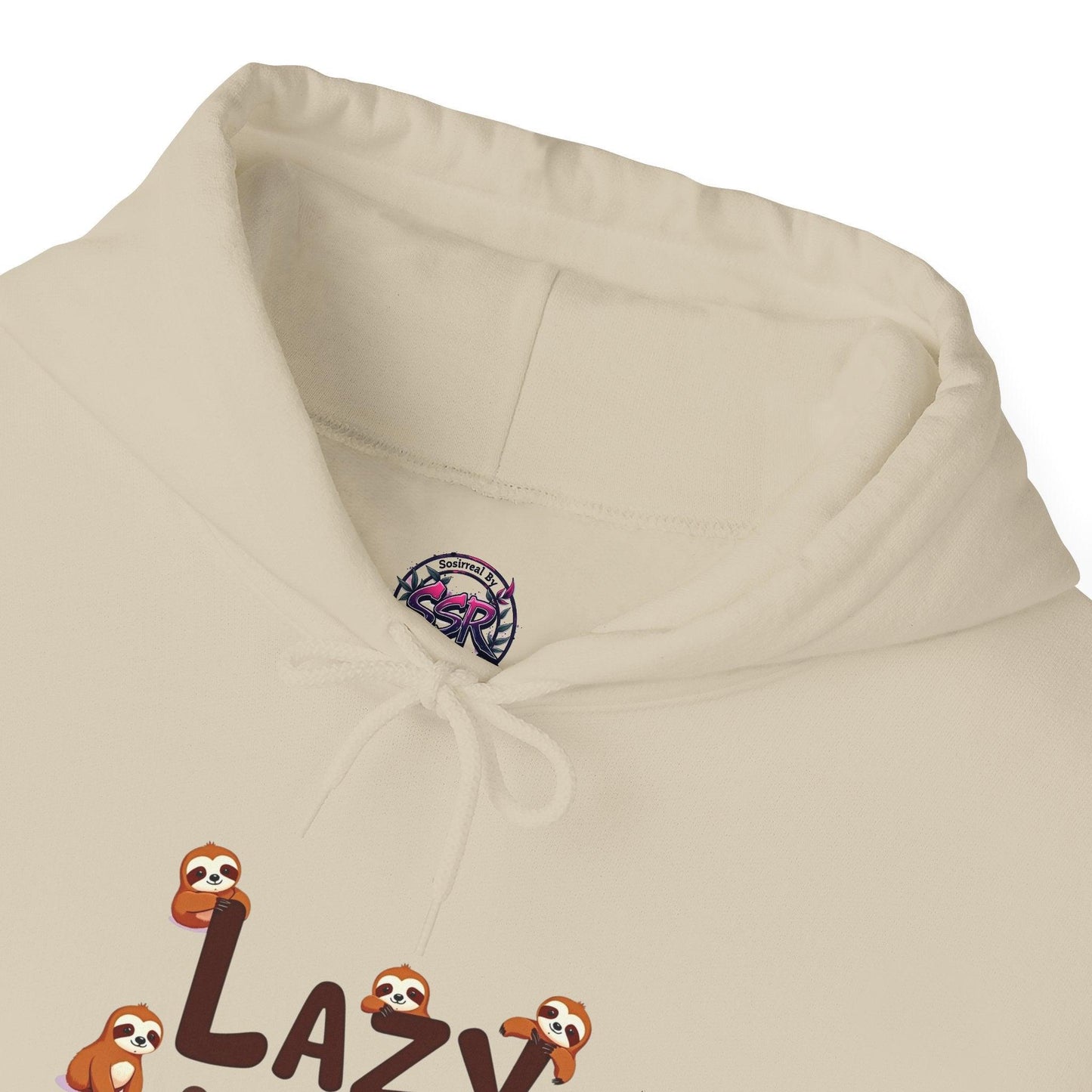 Lazy Sloth Relaxation Wear - Cozy Relaxation Hoodie - SosirrealByDesign