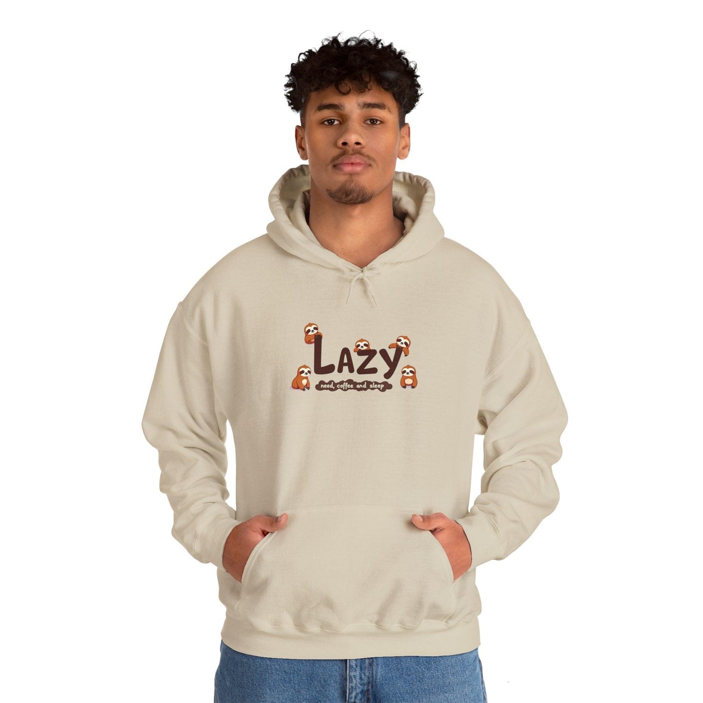 Lazy Sloth Relaxation Wear - Cozy Relaxation Hoodie - SosirrealByDesign