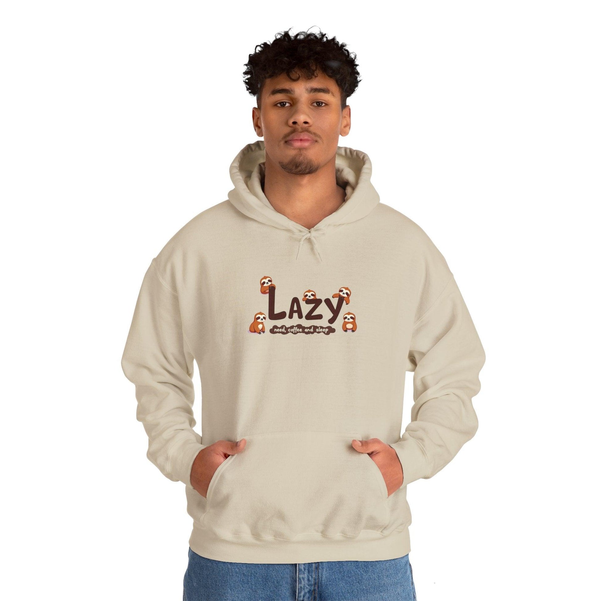Lazy Sloth Relaxation Wear - Cozy Relaxation Hoodie - SosirrealByDesign