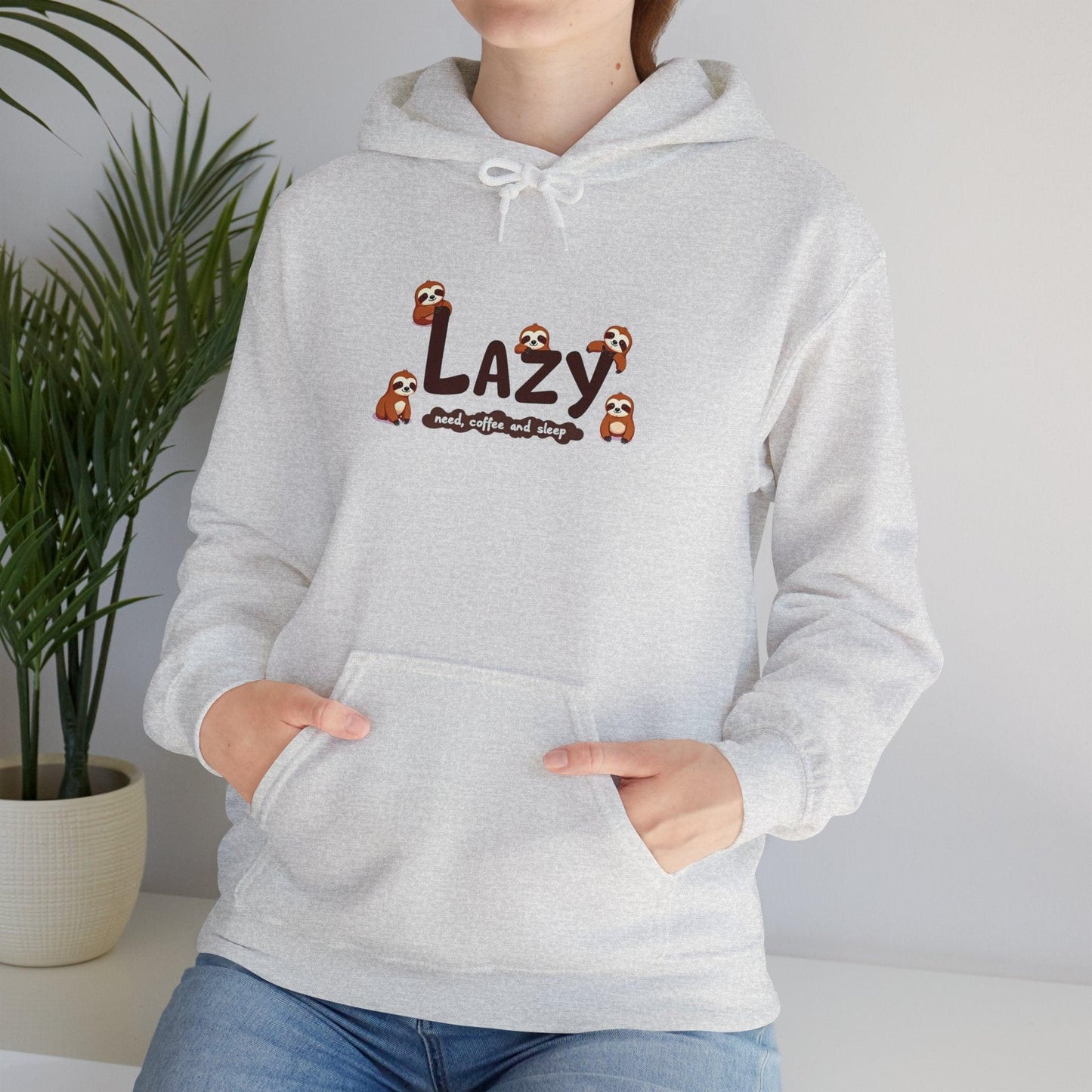 Lazy Sloth Relaxation Wear - Cozy Relaxation Hoodie - SosirrealByDesign