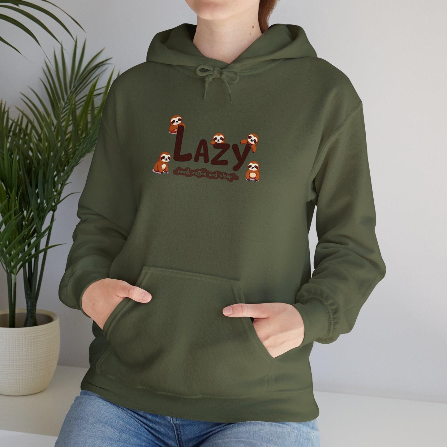Lazy Sloth Relaxation Wear - Cozy Relaxation Hoodie - SosirrealByDesign