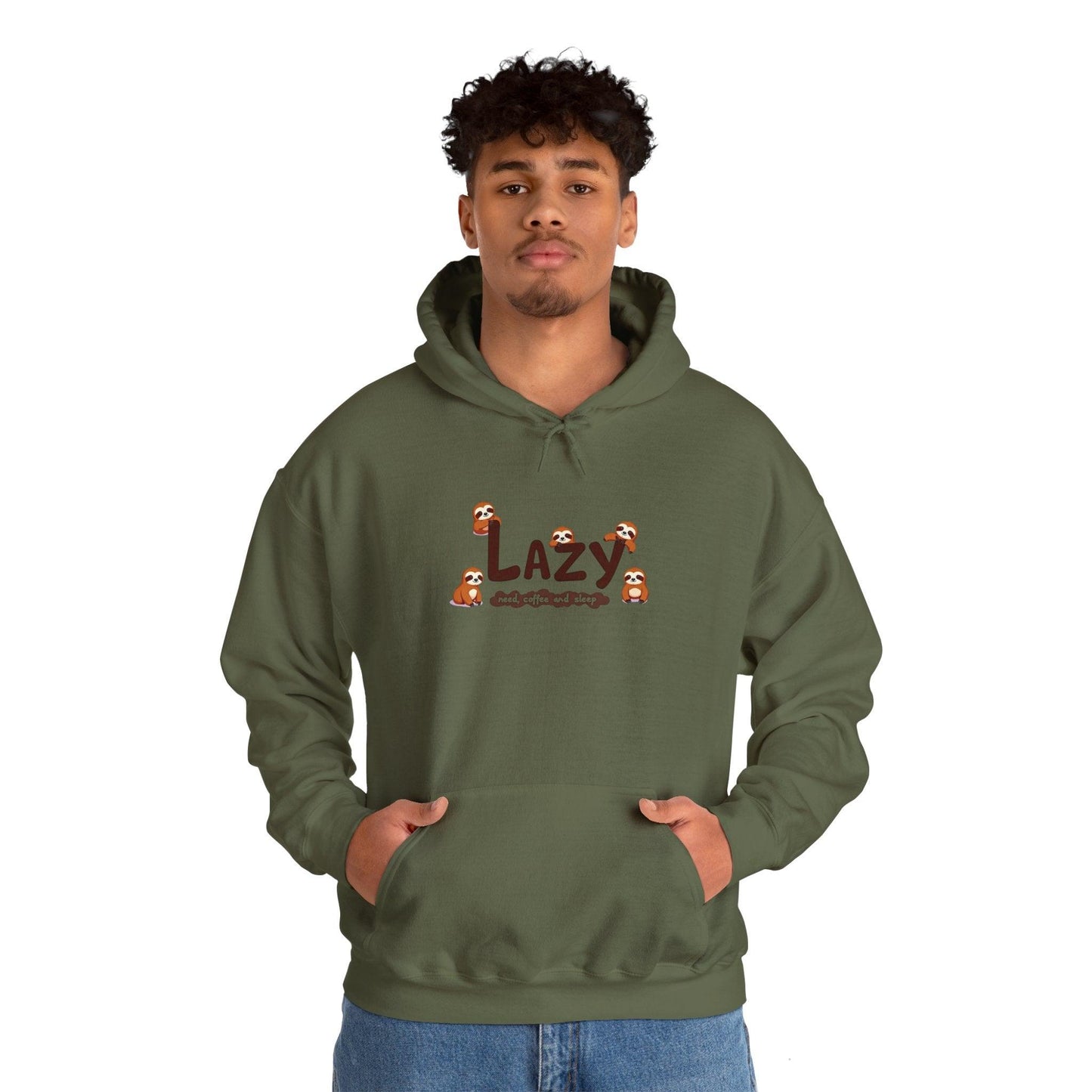 Lazy Sloth Relaxation Wear - Cozy Relaxation Hoodie - SosirrealByDesign
