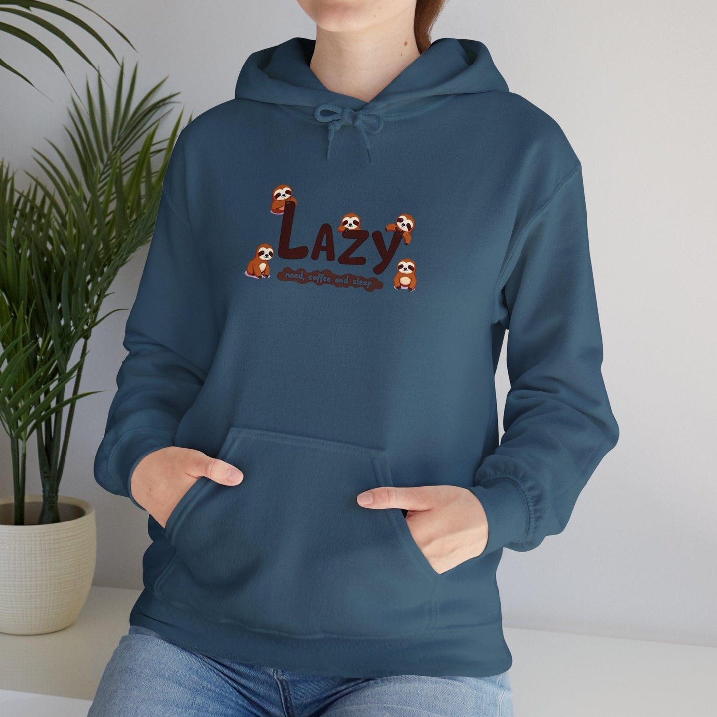 Lazy Sloth Relaxation Wear - Cozy Relaxation Hoodie - SosirrealByDesign