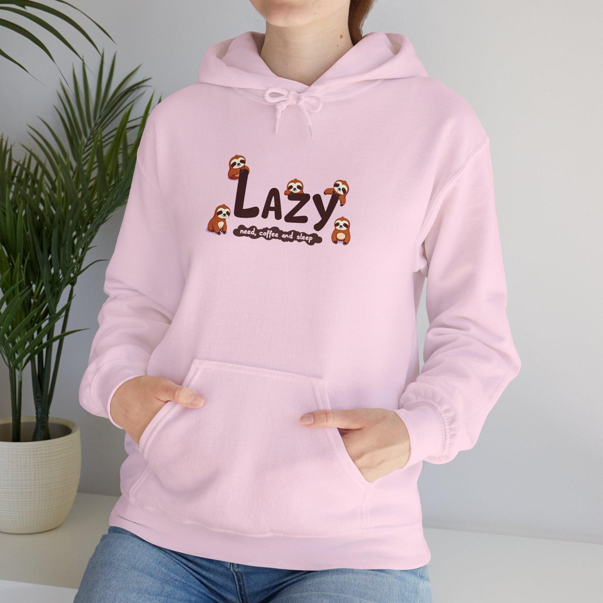 Lazy Sloth Relaxation Wear - Cozy Relaxation Hoodie - SosirrealByDesign