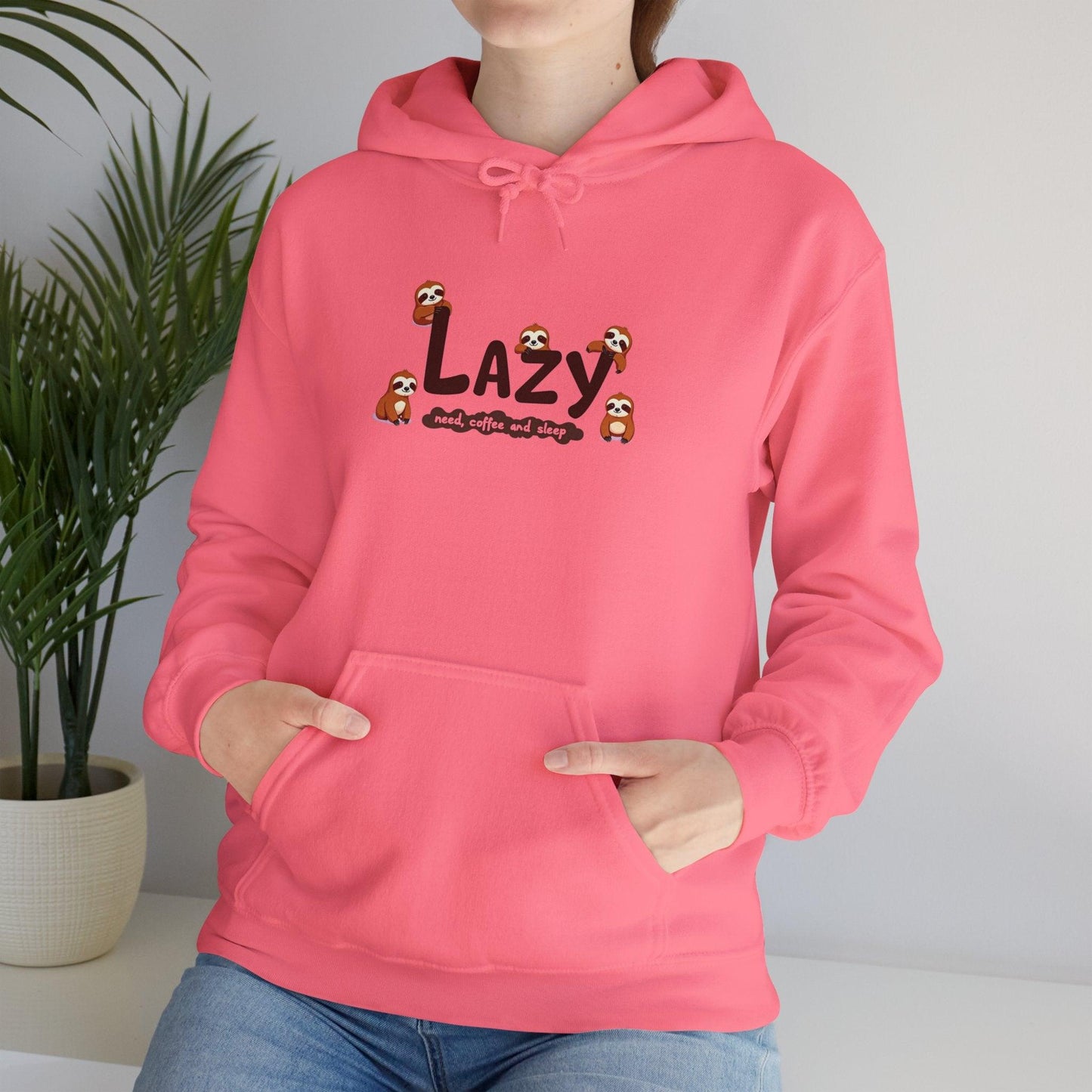 Lazy Sloth Relaxation Wear - Cozy Relaxation Hoodie - SosirrealByDesign