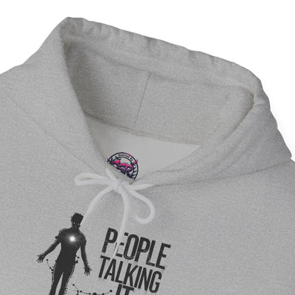 People Talking Not Living Hoodie - SosirrealByDesign