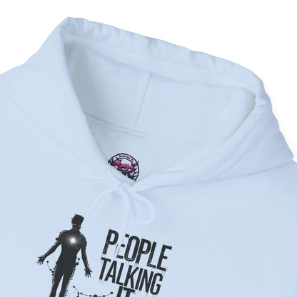 People Talking Not Living Hoodie - SosirrealByDesign