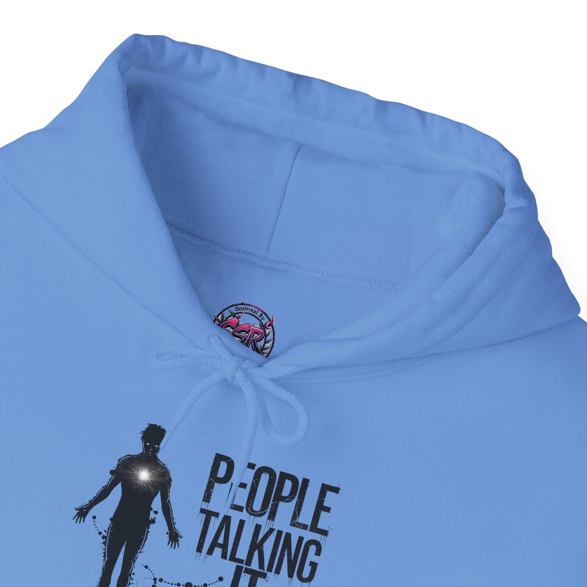 People Talking Not Living Hoodie - SosirrealByDesign